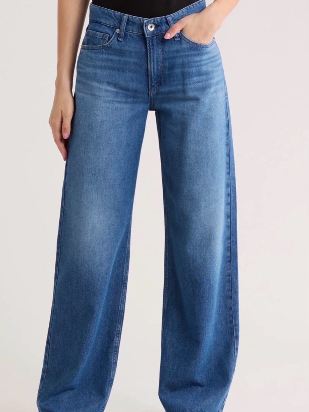 Rag & Bone Lori Mid-Rise Wide Leg